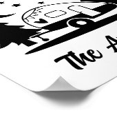 We slapen rond Funny Camping RV Poster (Hoek)