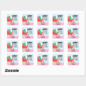 We Sleigh Caregiver Kerstmis klant sticker (Vel)