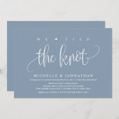 We sloten de knoop, de bruiloft. kaart (Voorkant / Achterkant)
