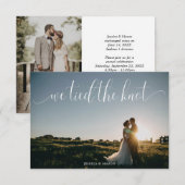 We sloten de knoop door Uitnodiging Uitgebreide aa (Voorkant / Achterkant)