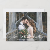 We sloten het Knot Heart Script Weddenschap Multi Aankondiging (Voorkant)