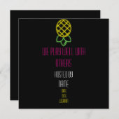 We spelen goed met anderen swingers party invitere save the date (Voorkant / Achterkant)