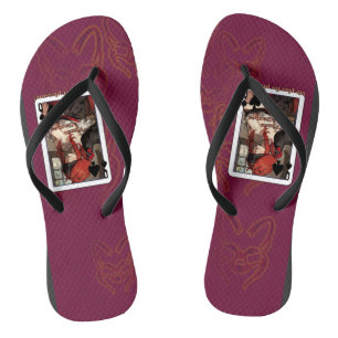 We spelen vixen games voor plezierkaart teenslippers