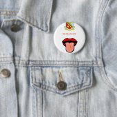 We spreken in Tongues Ronde Button 5,7 Cm (In situ)