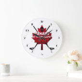 We spreken over Fluent Hockey Canada Humor Clock Grote Klok (Huis)