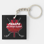 We spreken over Fluent Hockey Canada Leaf Humor Sl Sleutelhanger (Achterkant)