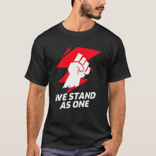 We staan als één t-shirt