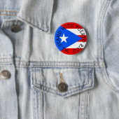 We staan bij Puerto Rico Buttonnen Ronde Button 5,7 Cm (In situ)