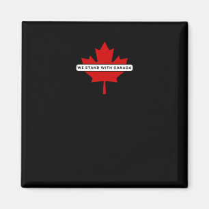 We Staan Met Canada Sticker Magneet