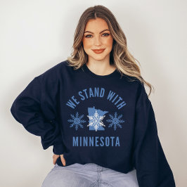 We Staan Met Minnesota Anti-ICE Protest Trui