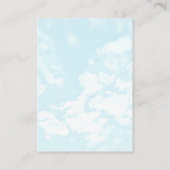 We staan op Cloud Nine Baby shower Registry Informatiekaartje (Achterkant)