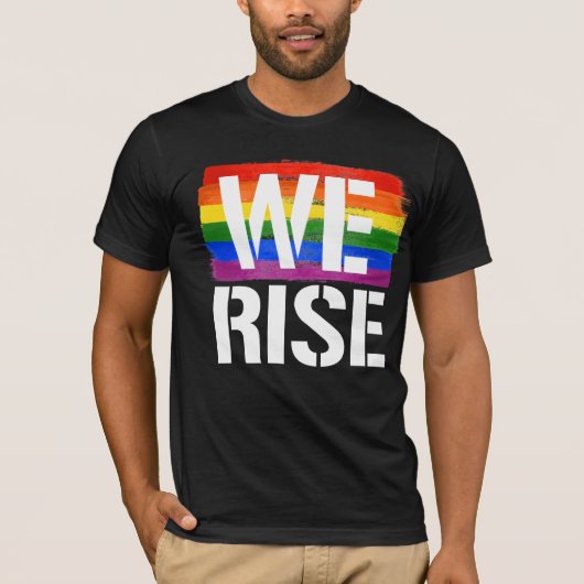 We Staan Op met Trots T-shirt (Voorkant)