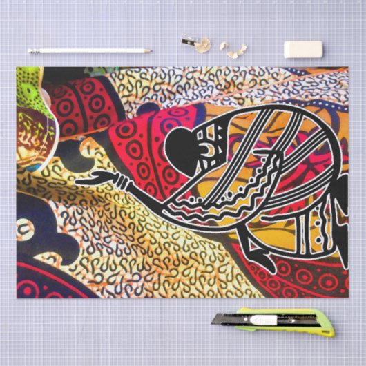 We staan op tissuepapier (Craft)