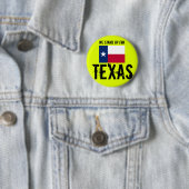 We staan op voor texas ronde button 5,7 cm (In situ)