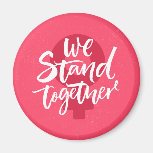 We staan samen magneet (Voorkant)