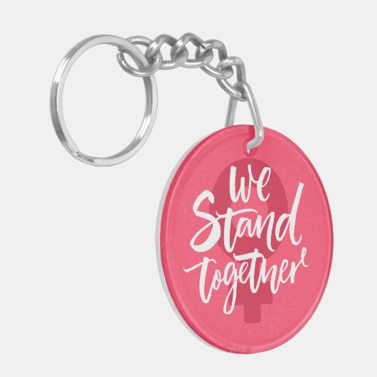 We staan samen sleutelhanger (Voorkant Links)