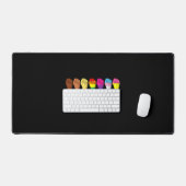 We Staan Samen Zwart Lgbt Gay Pride Ondersteuning Bureaumat (Keyboard & Muis)