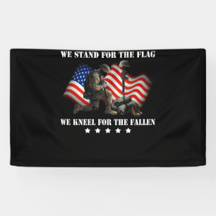 We staan voor de vlag die we kennen voor de slacht spandoek