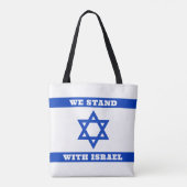 We staan voor Israël Tote Bag (Achterkant)