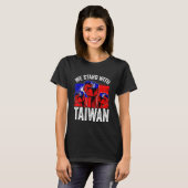 We Stand With Taiwan Flag Republic Of China ROC Fl T-shirt (Voorkant volledig)