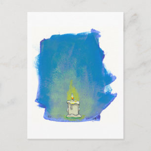 We steken een kaars aan & geven Bedankt inspireren Briefkaart