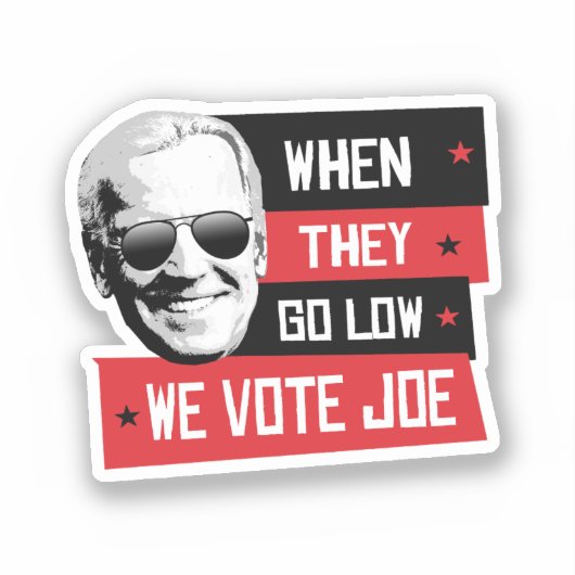 We stemmen Joe Sticker (Voorkant)