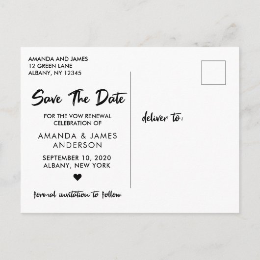 We stemmen nog steeds over vernieuwing om de datum aankondigingskaart (Achterkant)