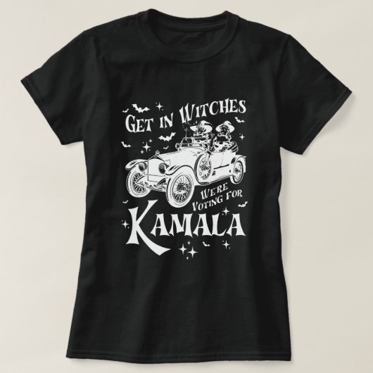 We stemmen op Kamala2 T-shirt (Design voorkant)