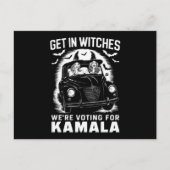 We stemmen op Kamala Halloween Briefkaart (Voorkant)