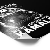 We stemmen op Kamala Halloween Foto Afdruk (Hoek)