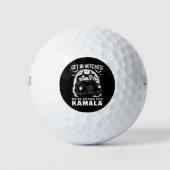 We stemmen op Kamala Halloween Golfballen (Voorkant)