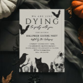 We sterven om een gotisch Halloweenfeest te vieren Kaart