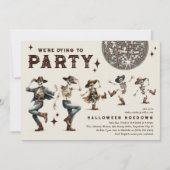 We sterven om Halloween Hoedown te feesten Kaart (Voorkant)