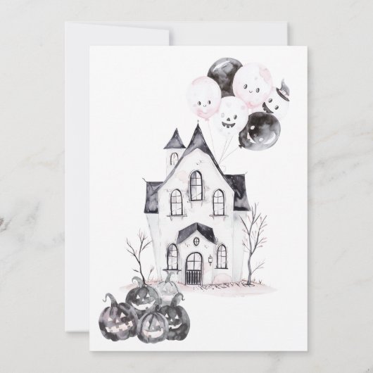 We sterven om te feesten | Uitnodiging voor Hallow (Achterkant)