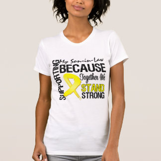 We steunen mijn schoonzoon en we staan sterk - Mil T-shirt