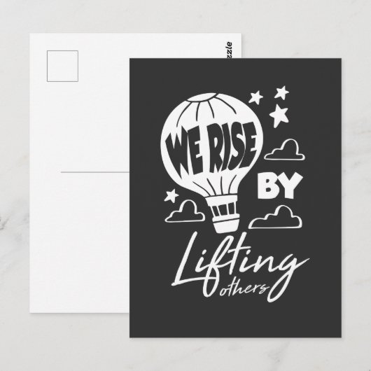 We stijgen door andere luchtballonnen op te heffen briefkaart (Voorkant / Achterkant)