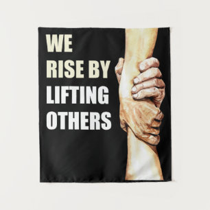 We stijgen door anderen op te heffen: Motivatie Ch Wandkleed