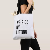 We stijgen door te tillen tote bag (Dichtbij)