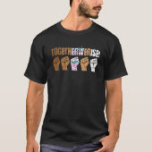 We stijgen samen Intersexuele Sociale Gerechtighei T-shirt (Voorkant)