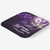 We Still Do 20th Wedding Anniversary String Lights Papieren Bordje (Gebogen)