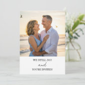 We Still Do 30e trouwjubileum foto Kaart (Staand voorkant)