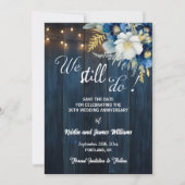 We Still Do 30th Wedding Anniversary String Lights Save The Date (Voorkant)