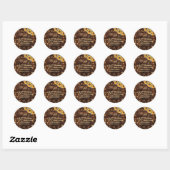We Still Do 35e trouwdag kerstverlichting Ronde Sticker (Vel)
