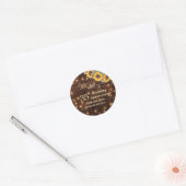 We Still Do 35e trouwdag kerstverlichting Ronde Sticker (Envelop)