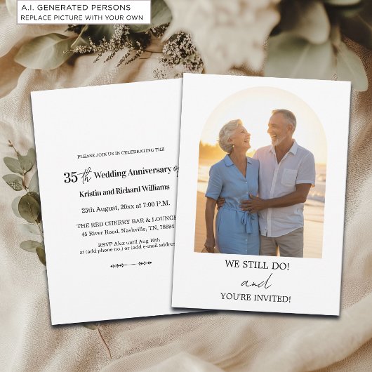 We Still Do 35e trouwjubileum foto Kaart