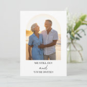 We Still Do 35e trouwjubileum foto Kaart (Staand voorkant)