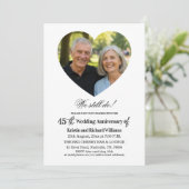 We Still Do 45e trouwjubileum foto Kaart (Staand voorkant)