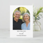 We Still Do 45e trouwjubileum foto Kaart (Staand voorkant)