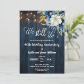 We Still Do 45th Wedding Anniversary String Lights Kaart (Staand voorkant)