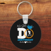 We Still Do 4 Years Funny Couple 4th Wedding Anniv Sleutelhanger (Voorkant)